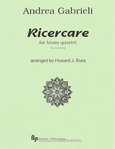 RICERCARE BRASS QUARTET cover